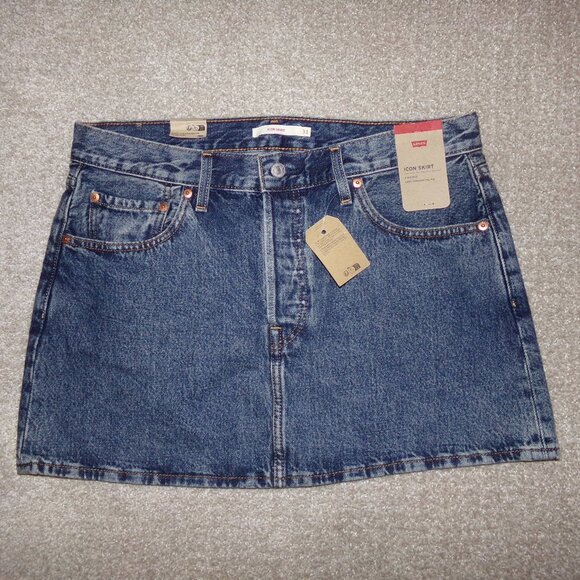LEVIS ICON SKIRT SZ 31 - Picture 1 of 4